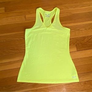 UNDER ARMOR Tank top, Day Glow Yellow! Excellent Condition!!! Women’s size Small